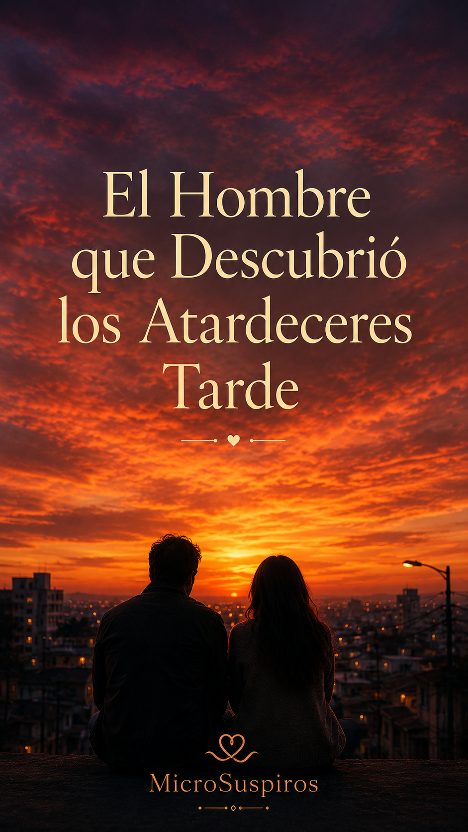 Cover art for El Hombre que Descubrió los Atardeceres Tarde
