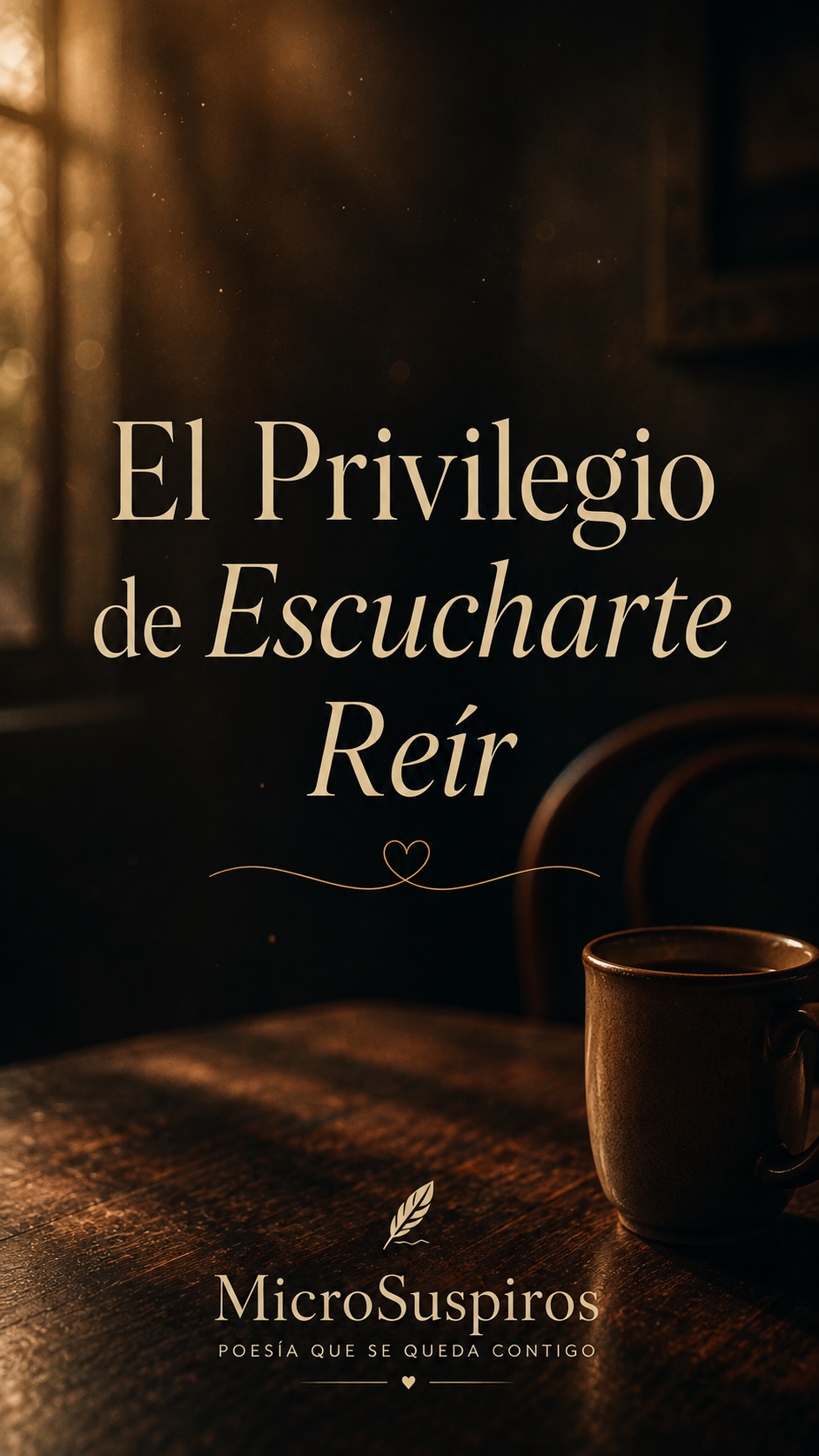 Cover art for El Privilegio de Escucharte Reír