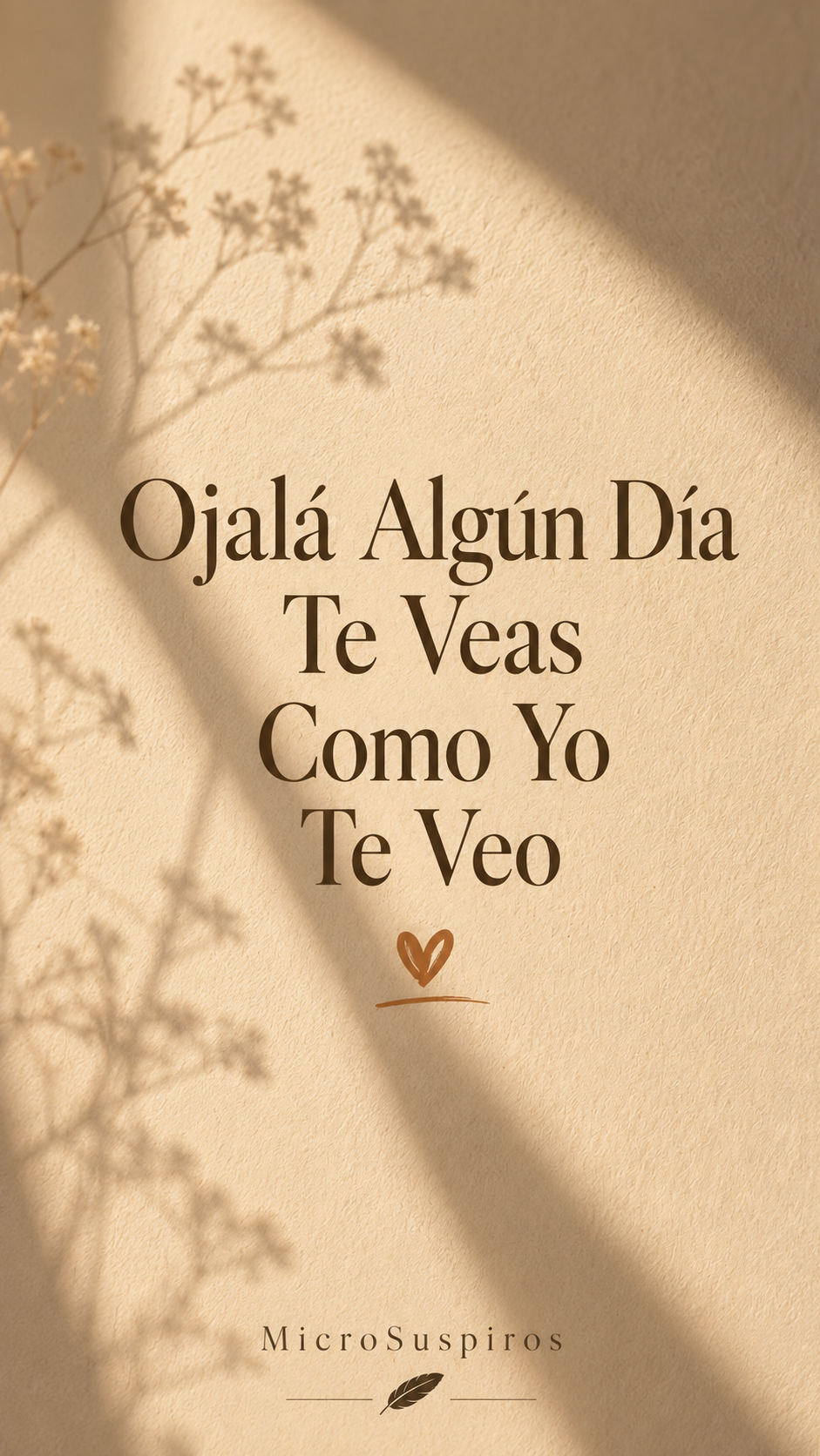 Cover art for Ojalá Algún Día Te Veas Como Yo Te Veo